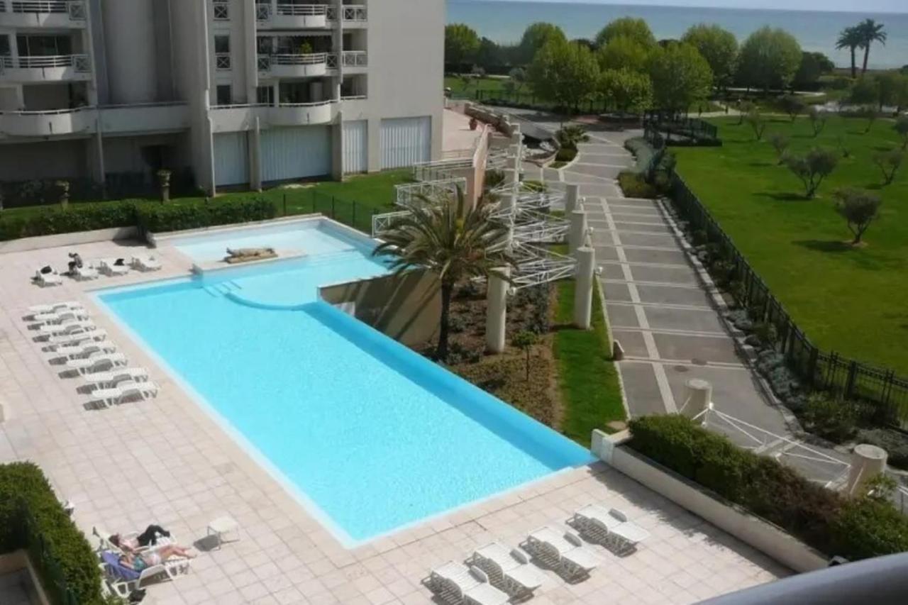 "T2 "Antibes Les Pins 3" Air Conditionned Sea View With Parking And Pool" Apartment Ngoại thất bức ảnh