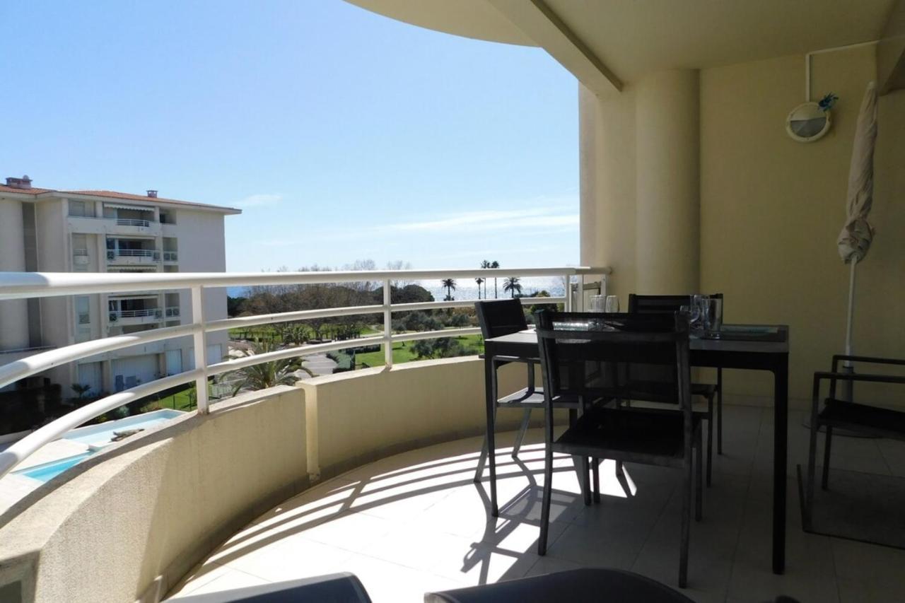 "T2 "Antibes Les Pins 3" Air Conditionned Sea View With Parking And Pool" Apartment Ngoại thất bức ảnh