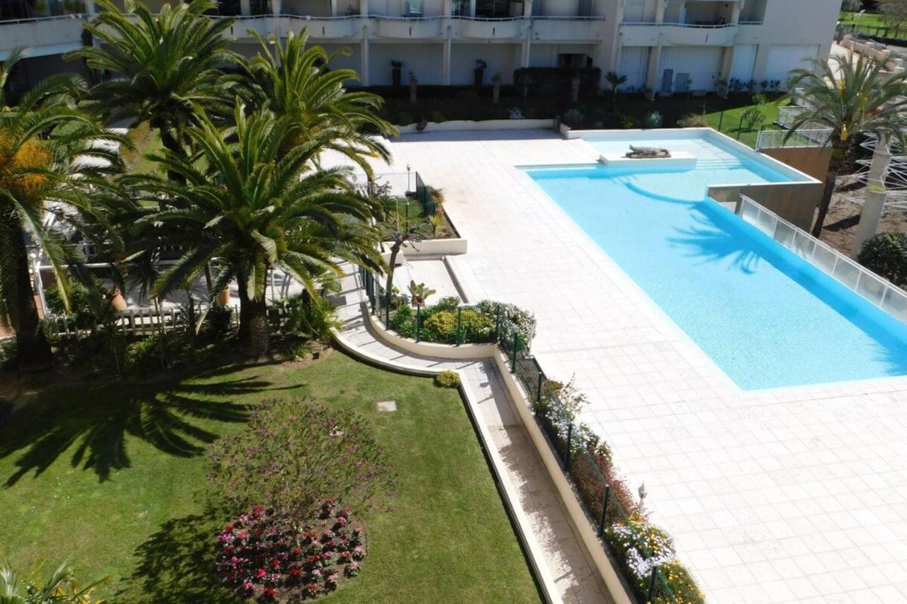 "T2 "Antibes Les Pins 3" Air Conditionned Sea View With Parking And Pool" Apartment Ngoại thất bức ảnh