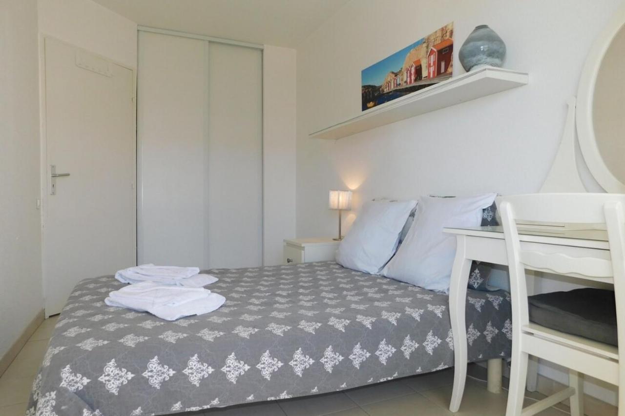 "T2 "Antibes Les Pins 3" Air Conditionned Sea View With Parking And Pool" Apartment Ngoại thất bức ảnh